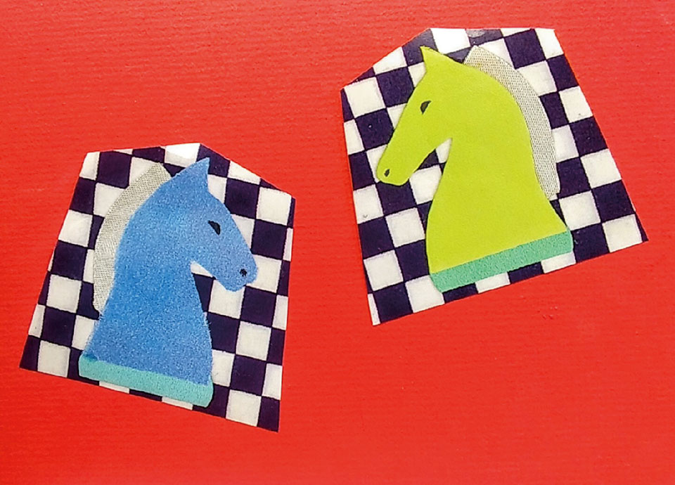 みやび流押絵<br>～午年を楽しく～